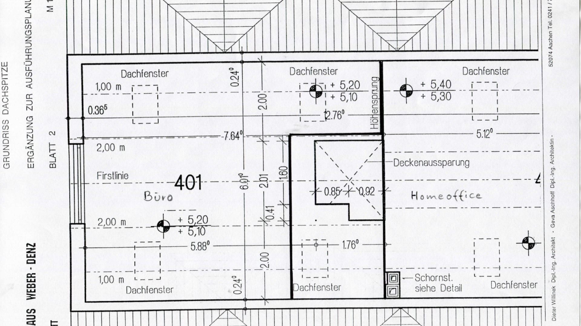 Grundriss Dachgeschoss